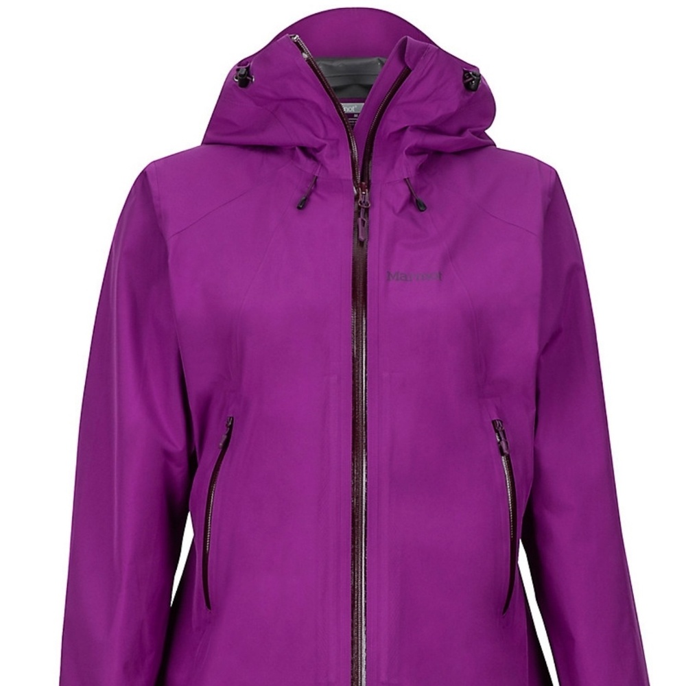 New Marmot Waterproof Rain Jacket - Small purple